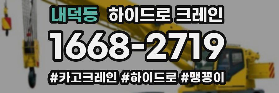 내덕동 하이드로 크레인