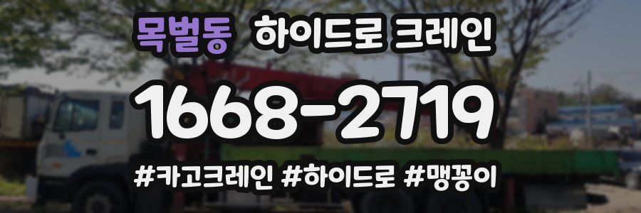 목벌동 하이드로 크레인