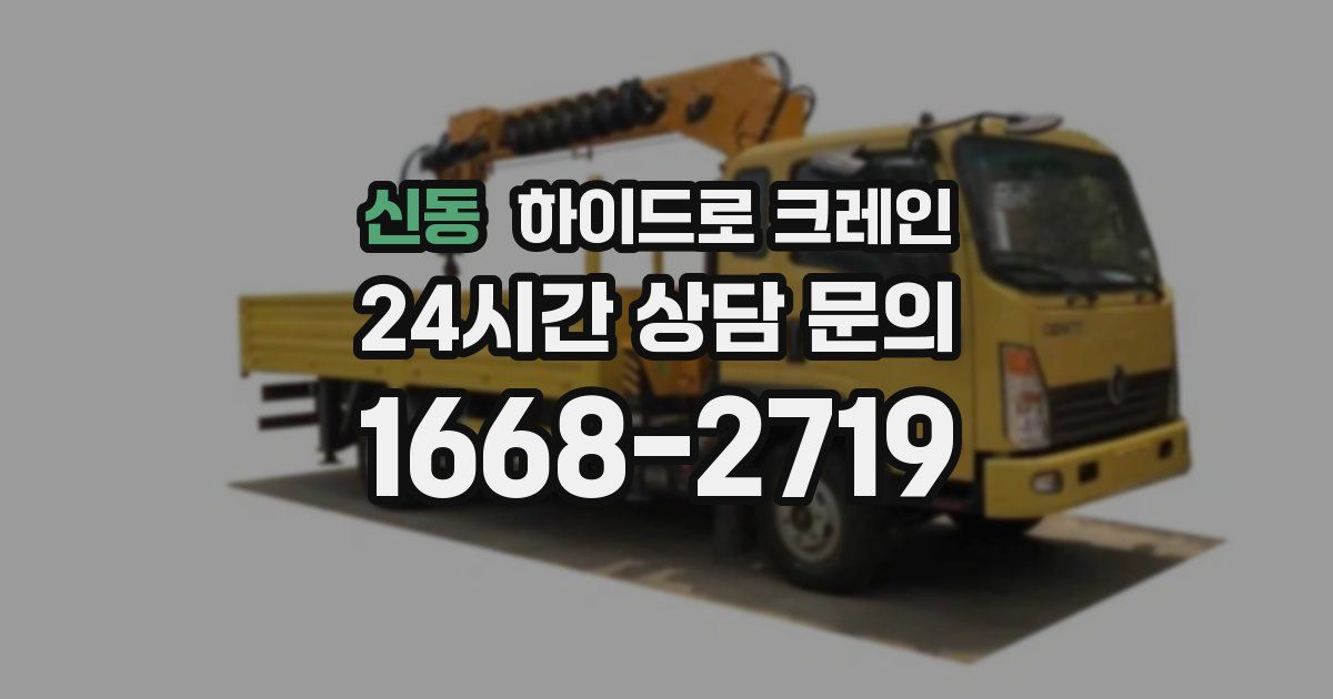 신동 하이드로 크레인