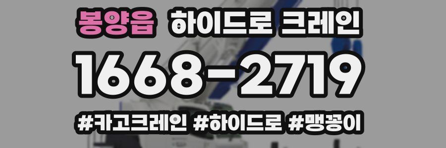 봉양읍 하이드로 크레인