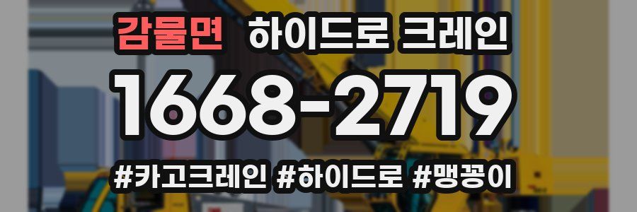 감물면 하이드로 크레인