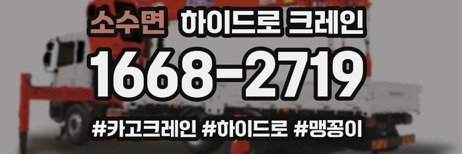 소수면 하이드로 크레인