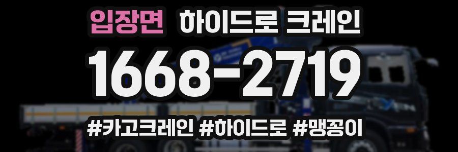 입장면 하이드로 크레인