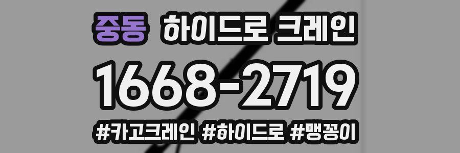 중동 하이드로 크레인