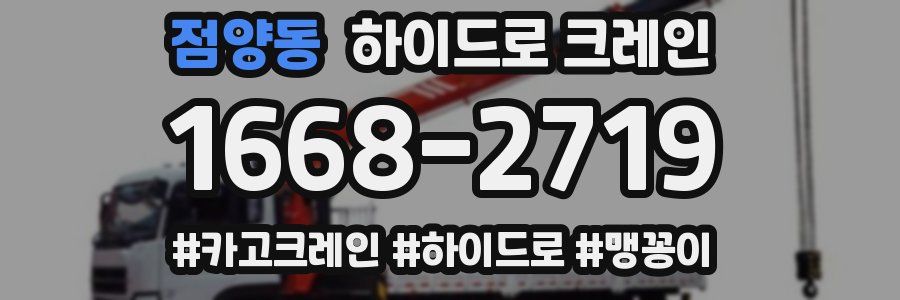 점양동 하이드로 크레인