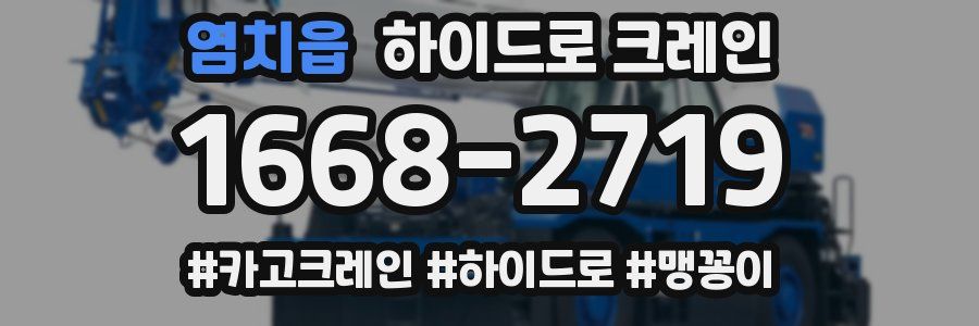 염치읍 하이드로 크레인