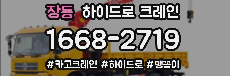 장동 하이드로 크레인