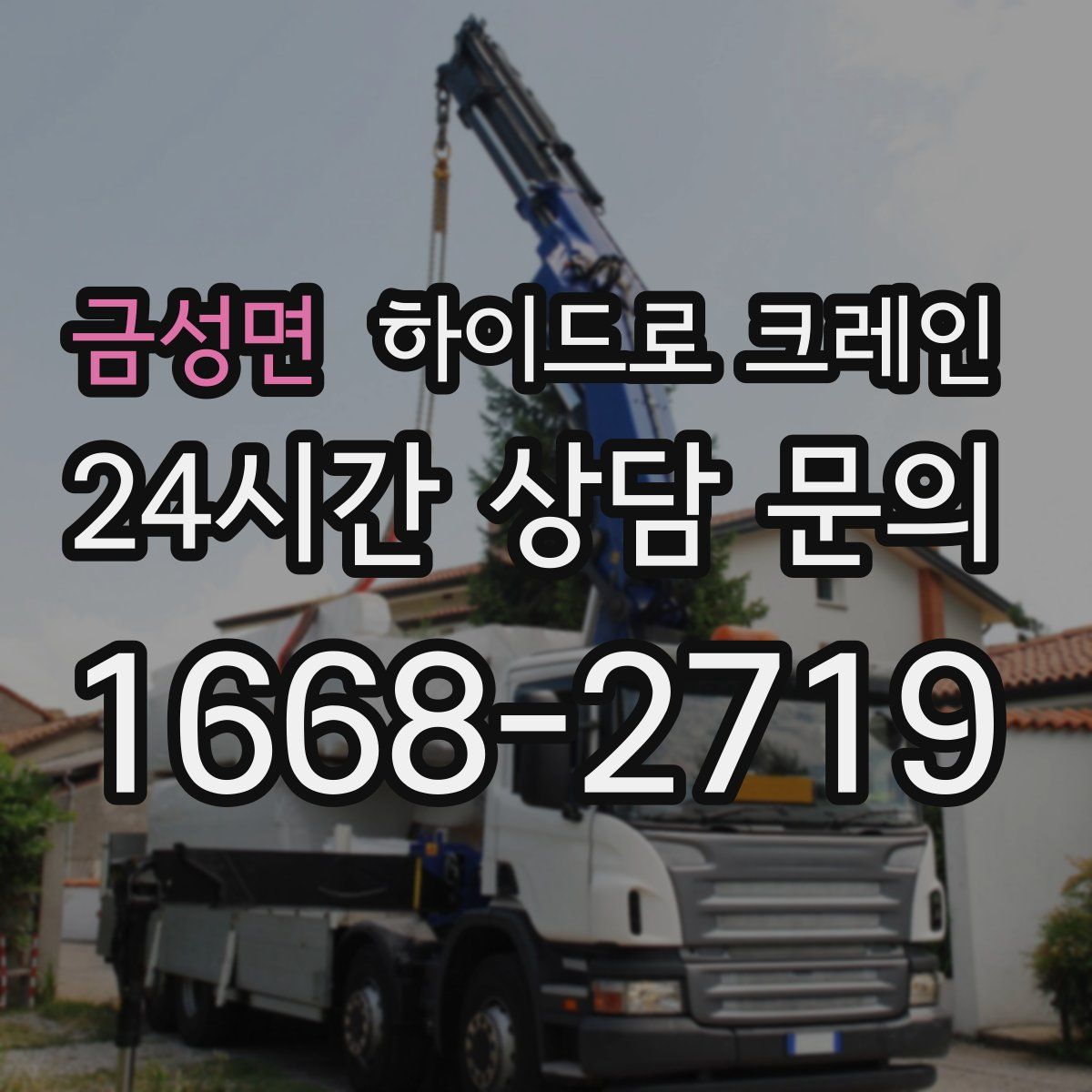 금성면 하이드로 크레인