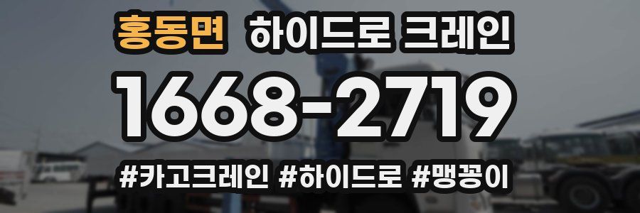 홍동면 하이드로 크레인