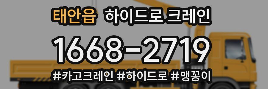 태안읍 하이드로 크레인