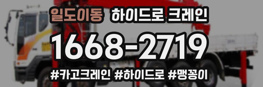 일도이동 하이드로 크레인