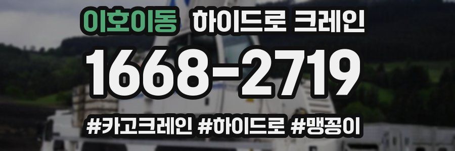 이호이동 하이드로 크레인