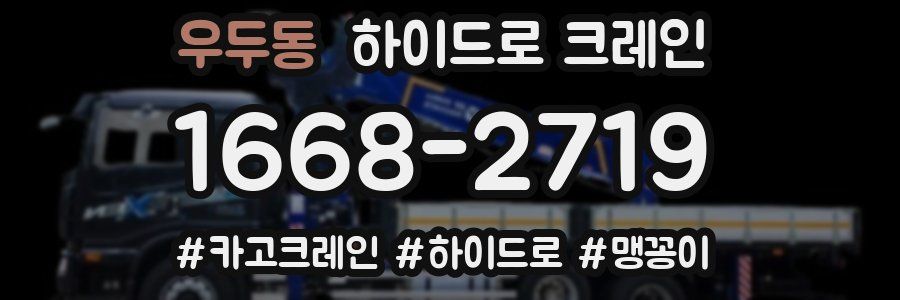 우두동 하이드로 크레인
