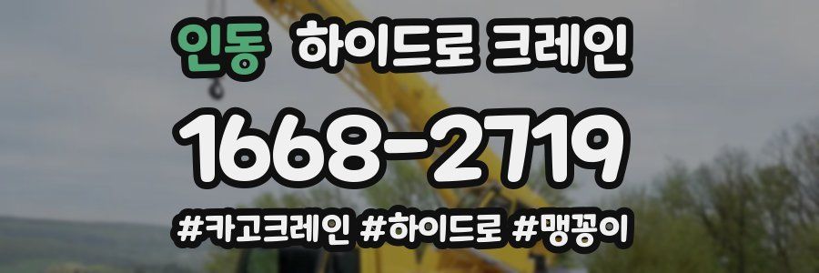 인동 하이드로 크레인
