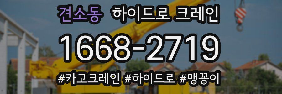 견소동 하이드로 크레인