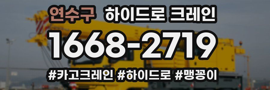 연수구 하이드로 크레인