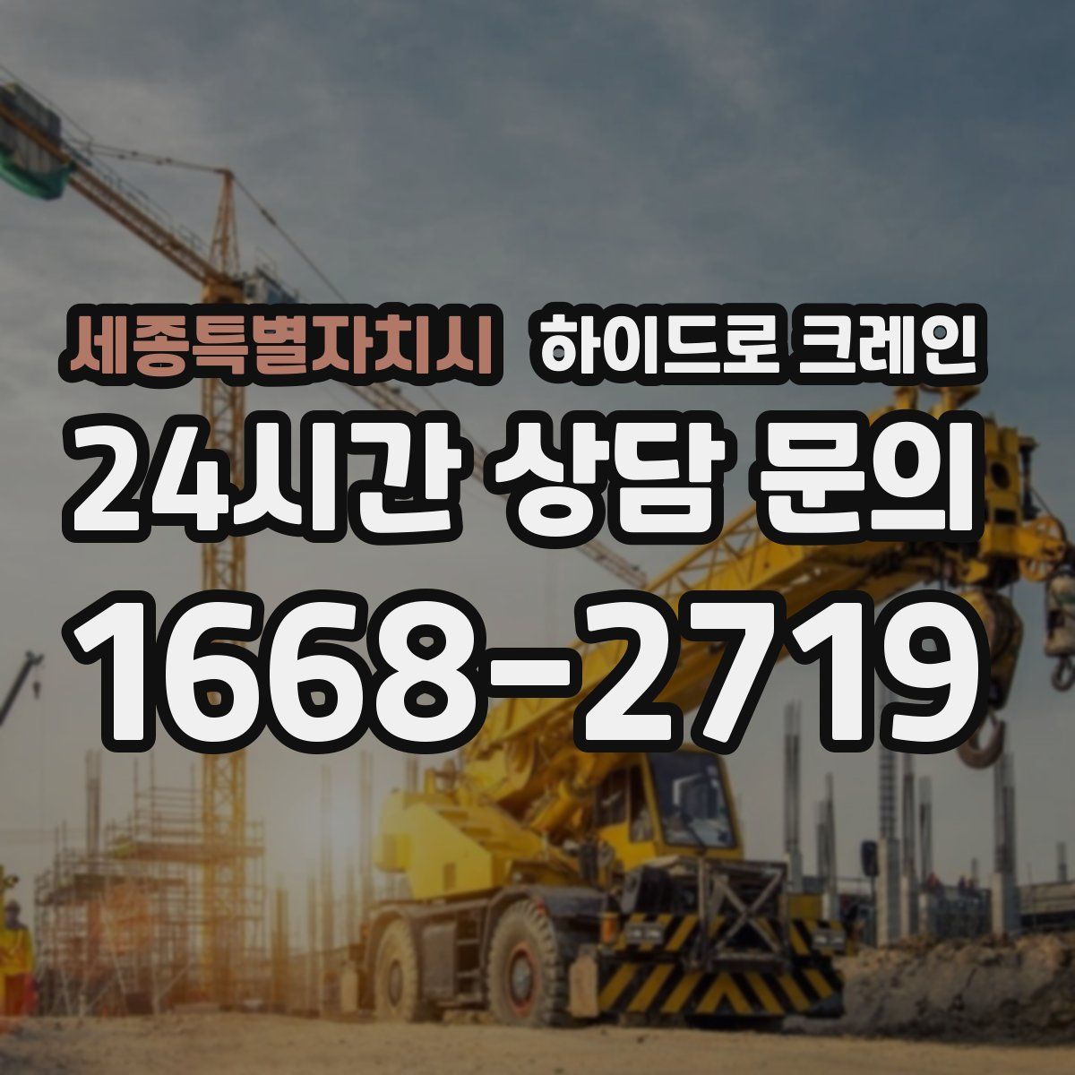 세종특별자치시 하이드로 크레인