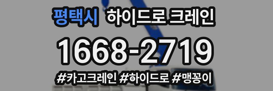 평택시 하이드로 크레인