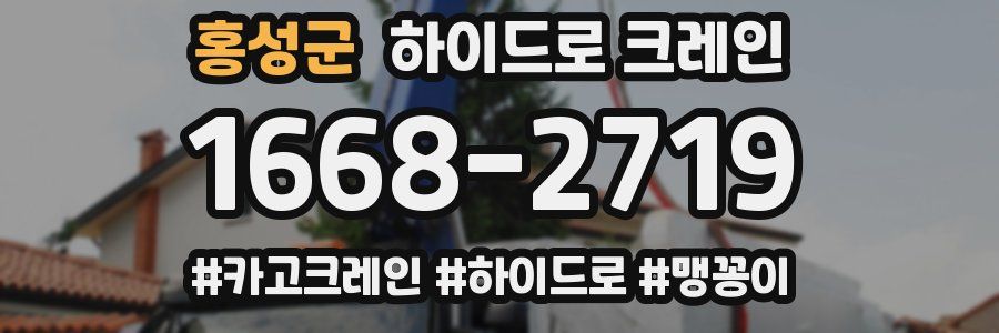 홍성군 하이드로 크레인