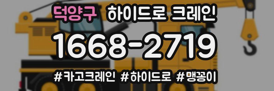 덕양구 하이드로 크레인