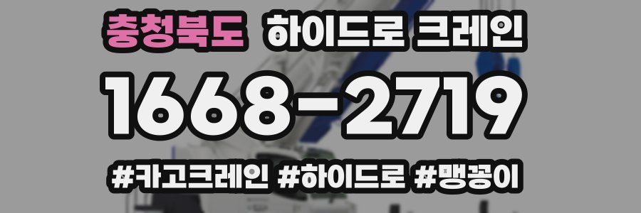 충청북도 하이드로 크레인