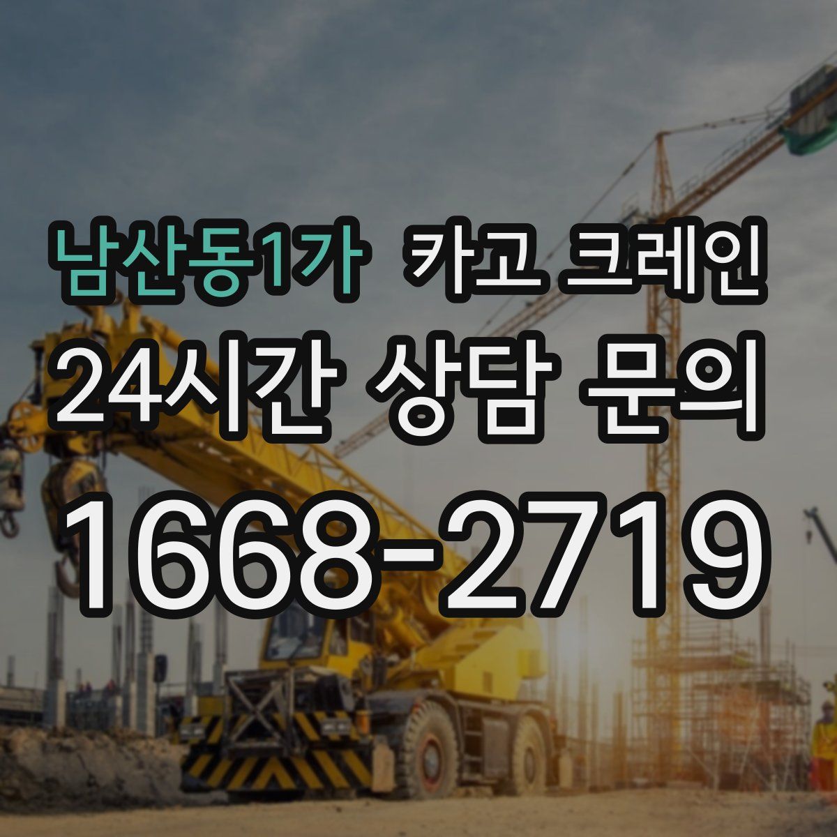 남산동1가 카고 크레인