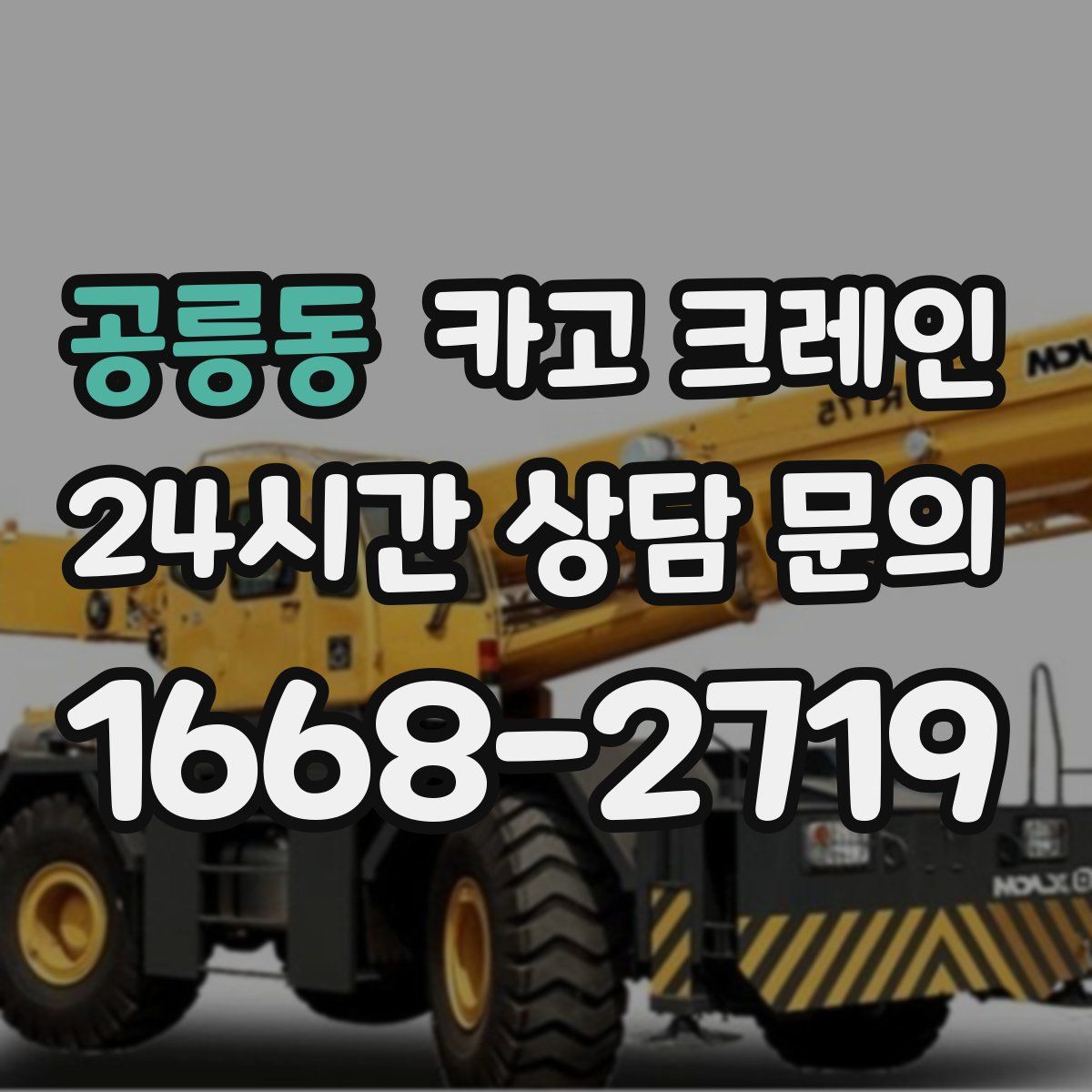 공릉동 카고 크레인