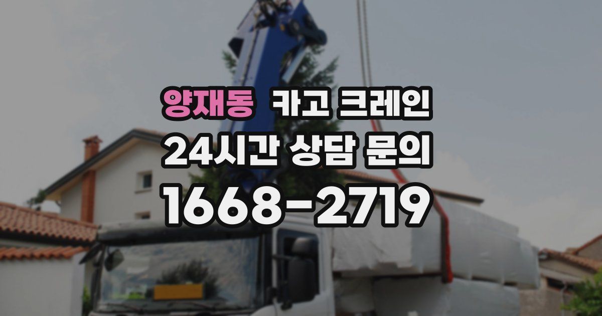양재동 크레인