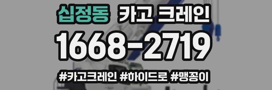 십정동 크레인 작업