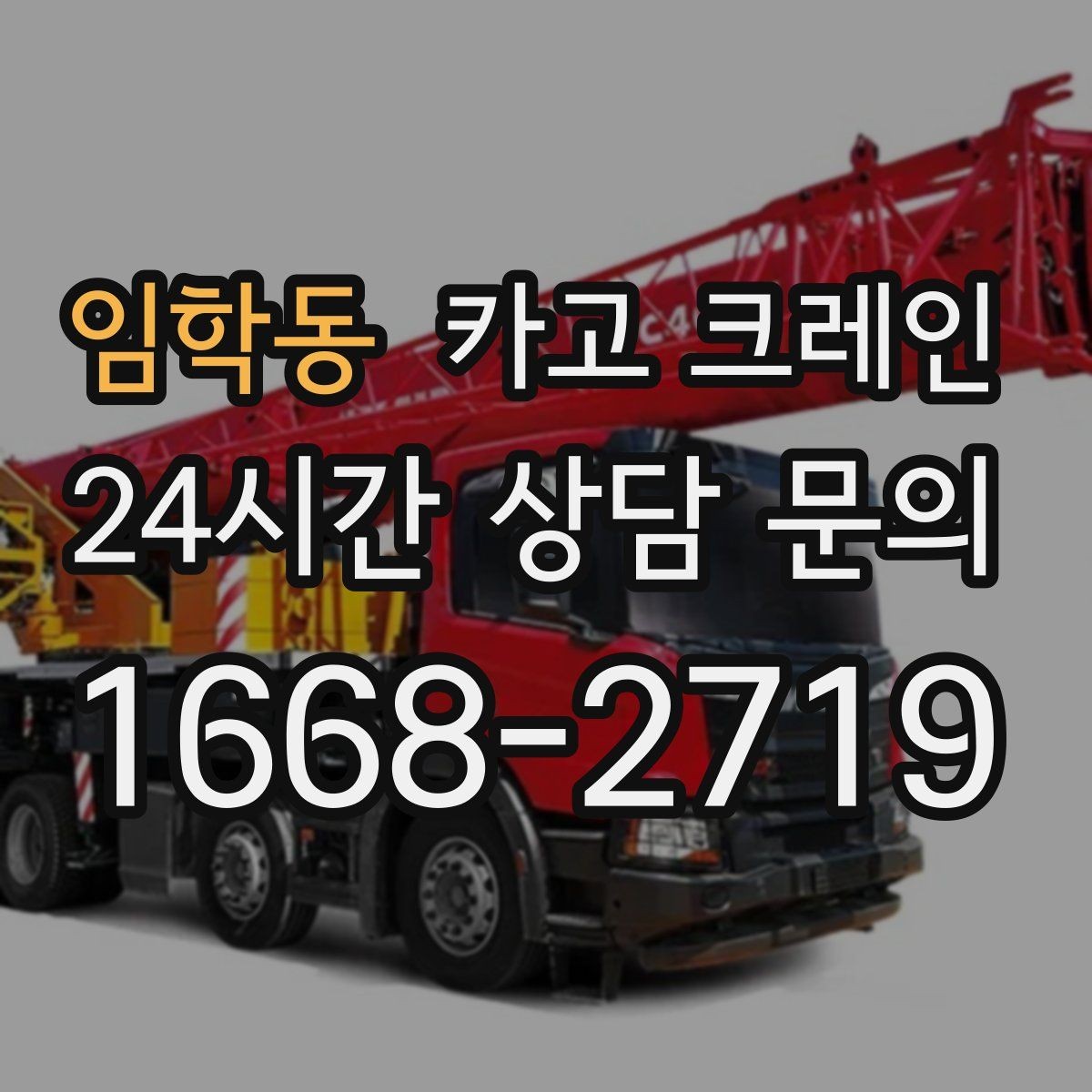 임학동 카고 크레인 골목 현장 접근 가능 여부 판단