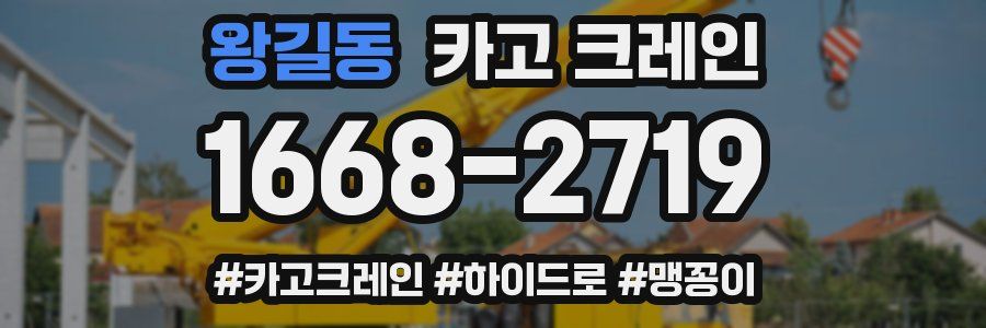 왕길동 크레인 작업