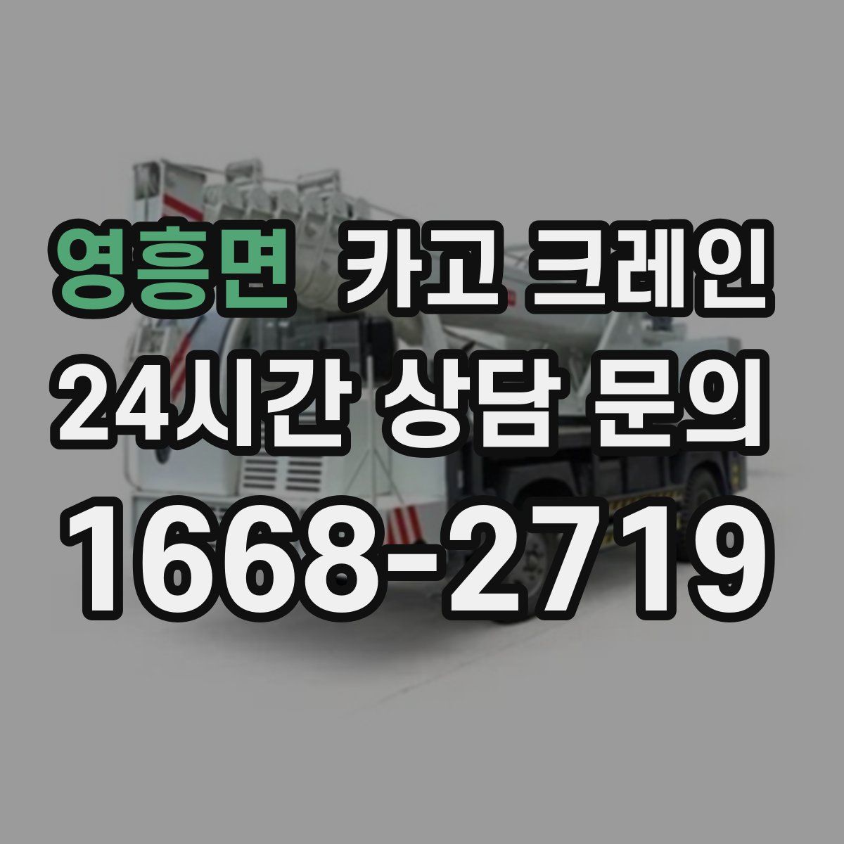 영흥면 카고 크레인