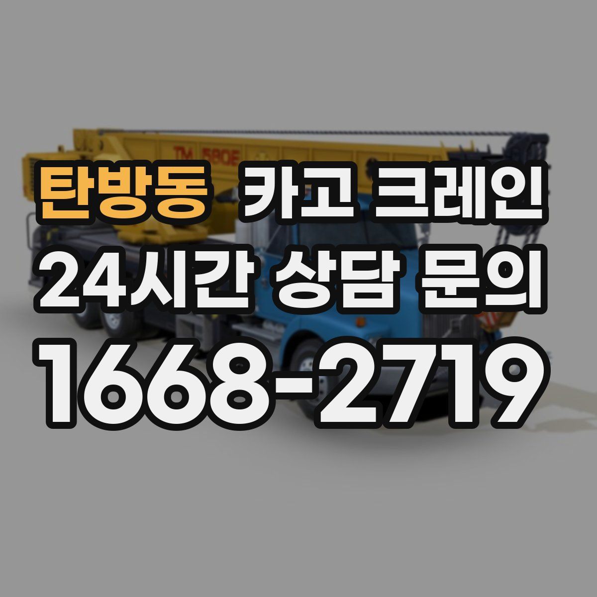 탄방동 카고 크레인