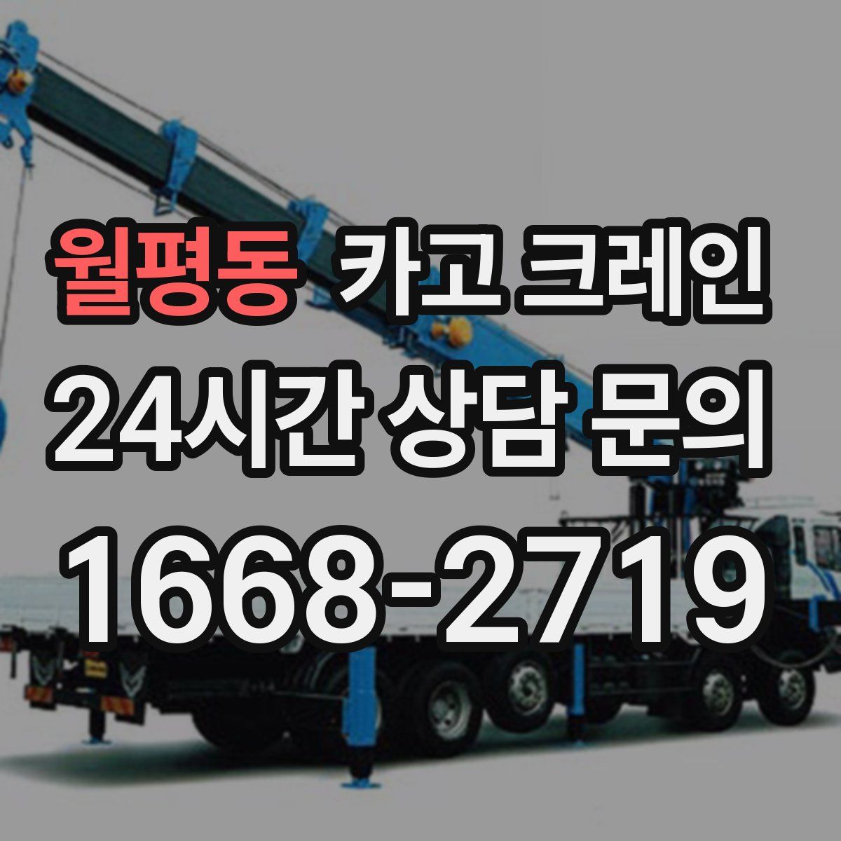 월평동 카고 크레인