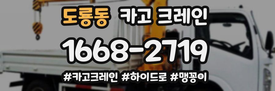 도룡동 크레인 작업