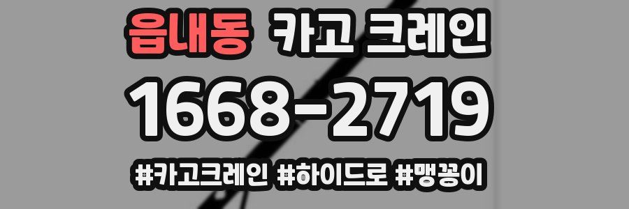 읍내동 크레인 작업