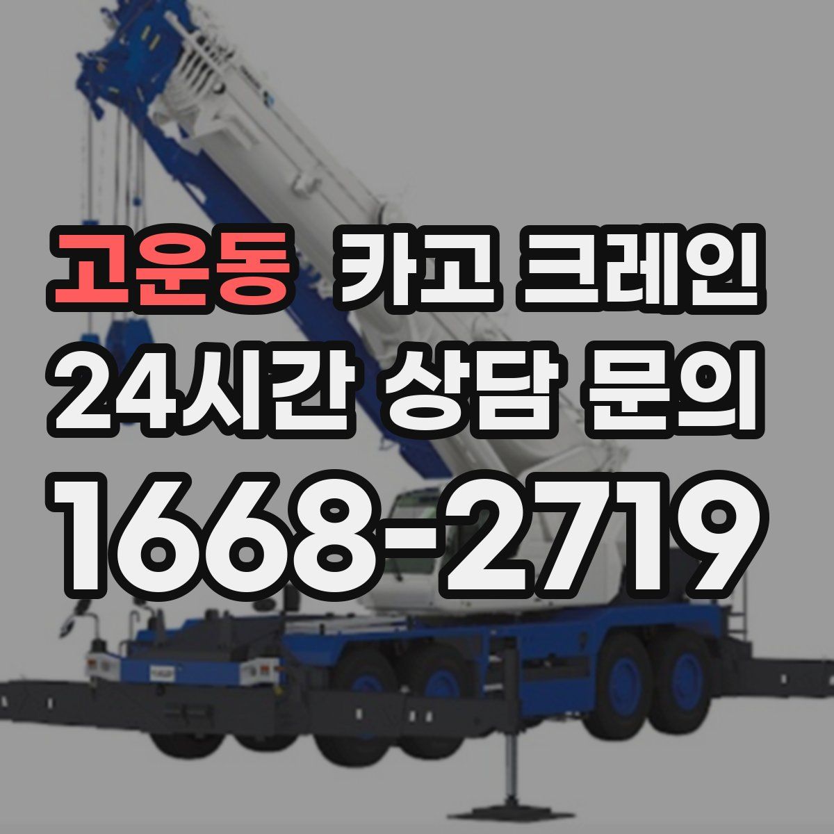 고운동 카고 크레인