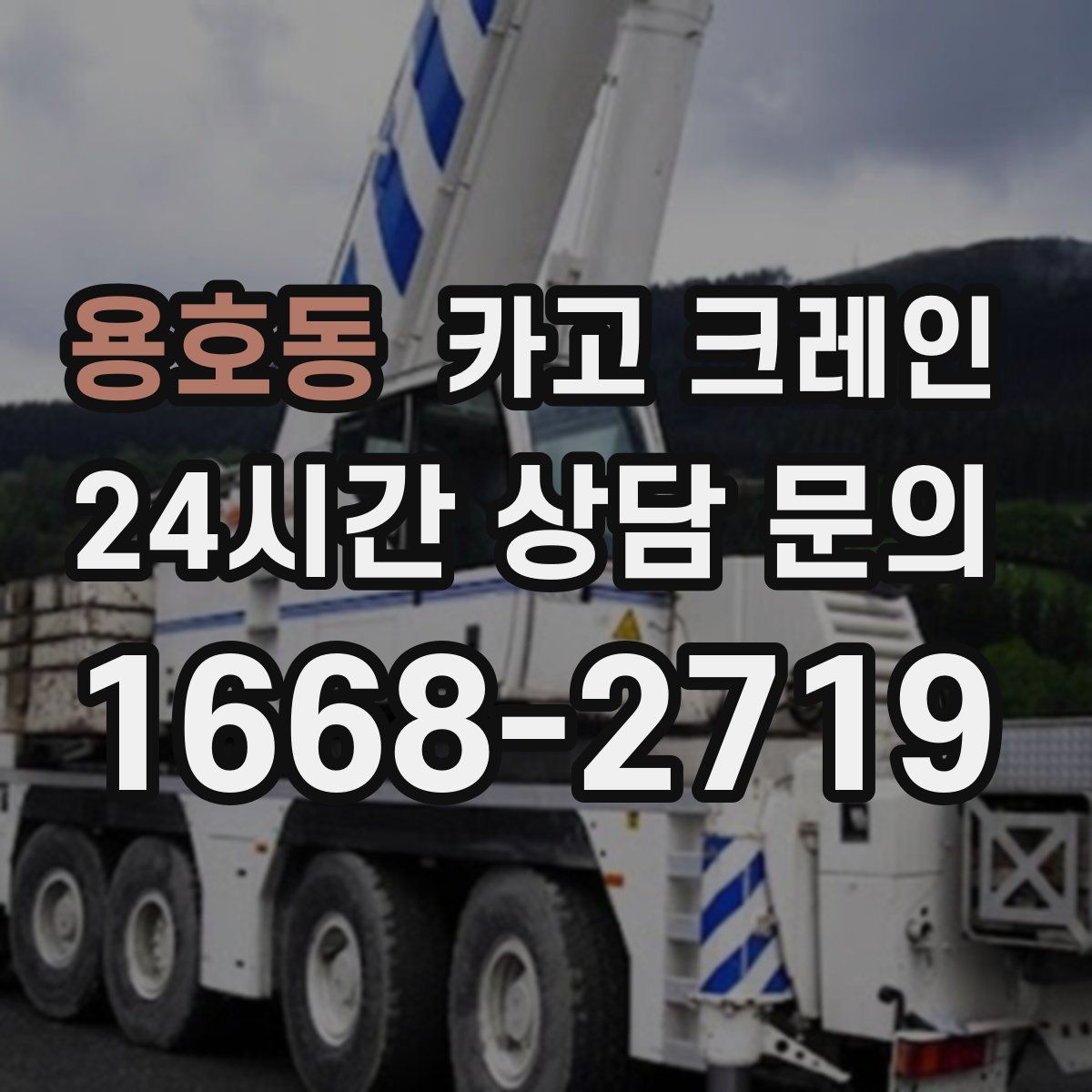 용호동 카고 크레인