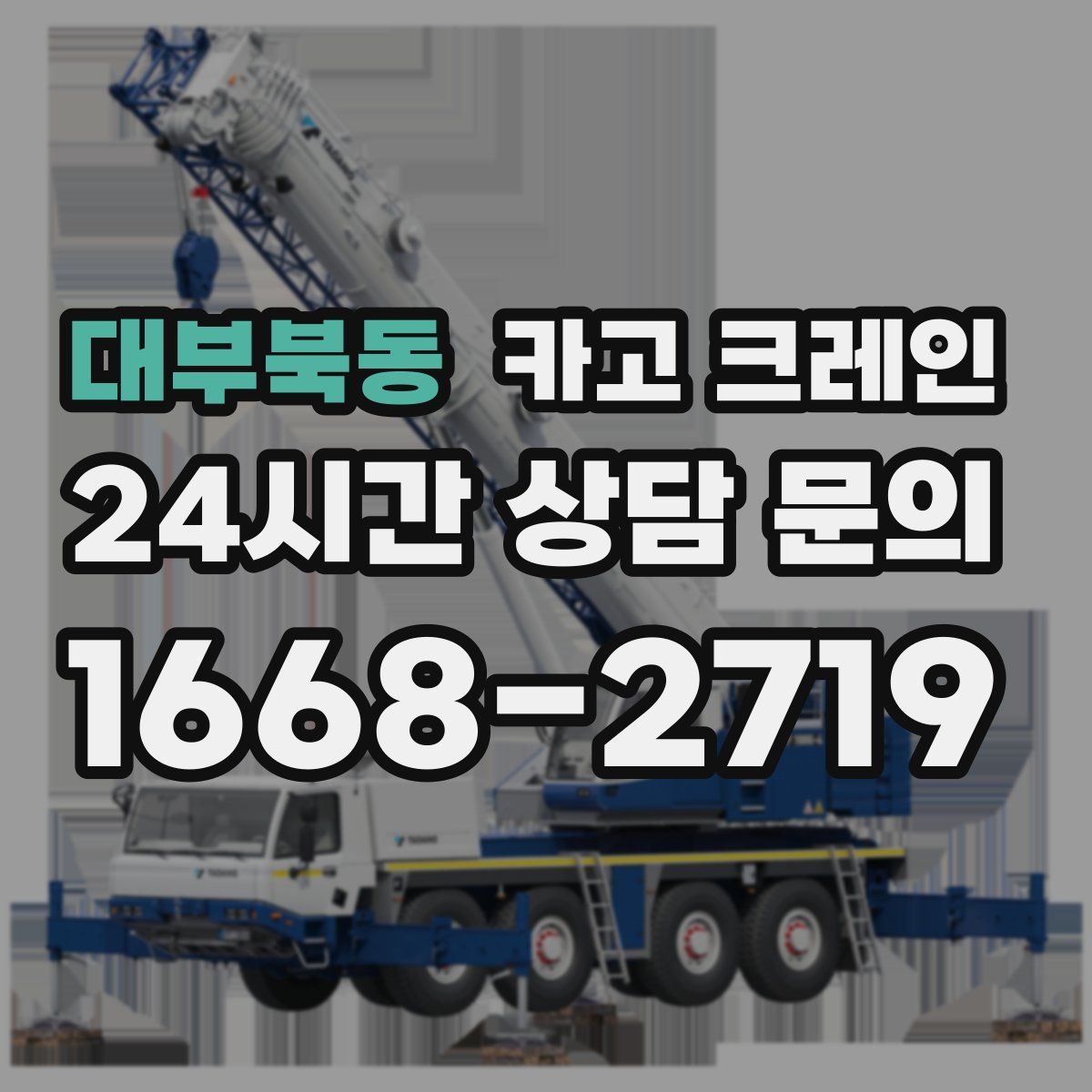 대부북동 카고 크레인