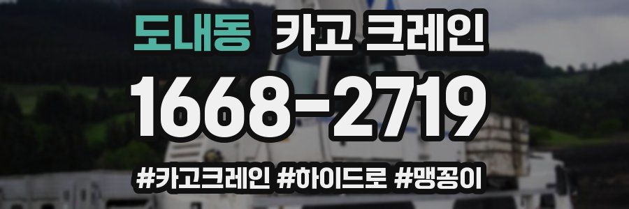 도내동 크레인 작업