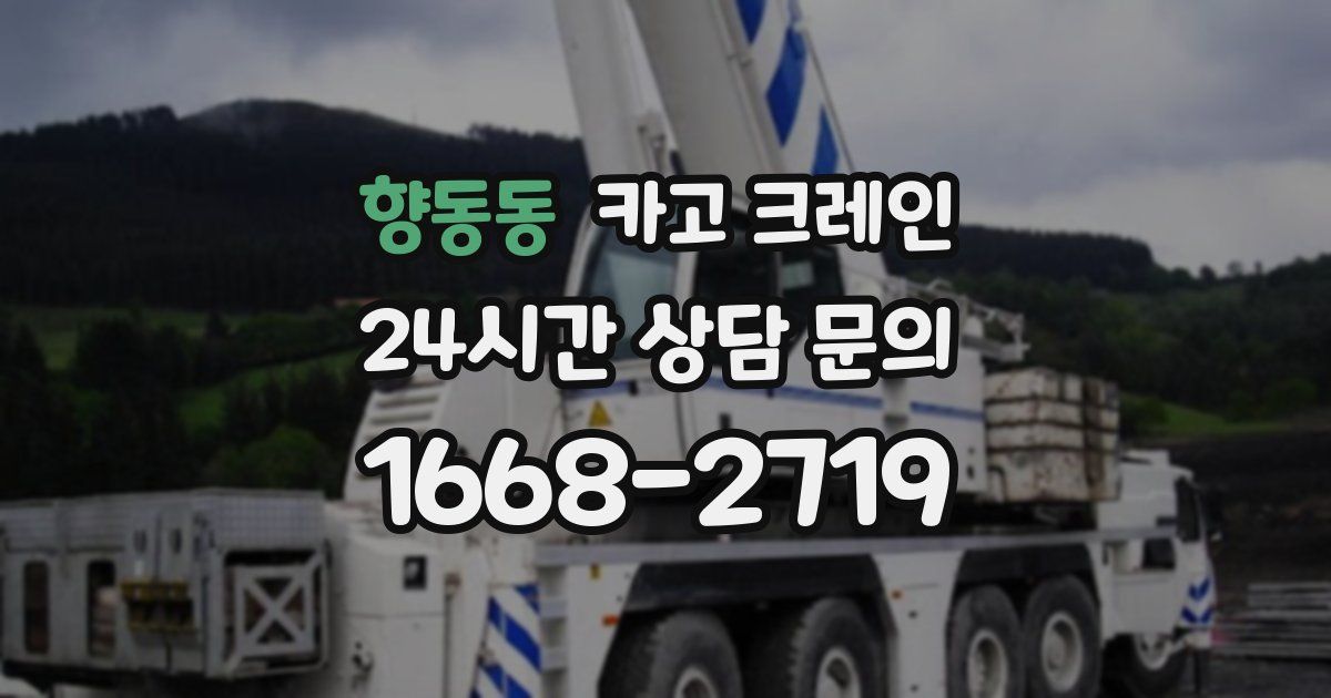 향동동 크레인