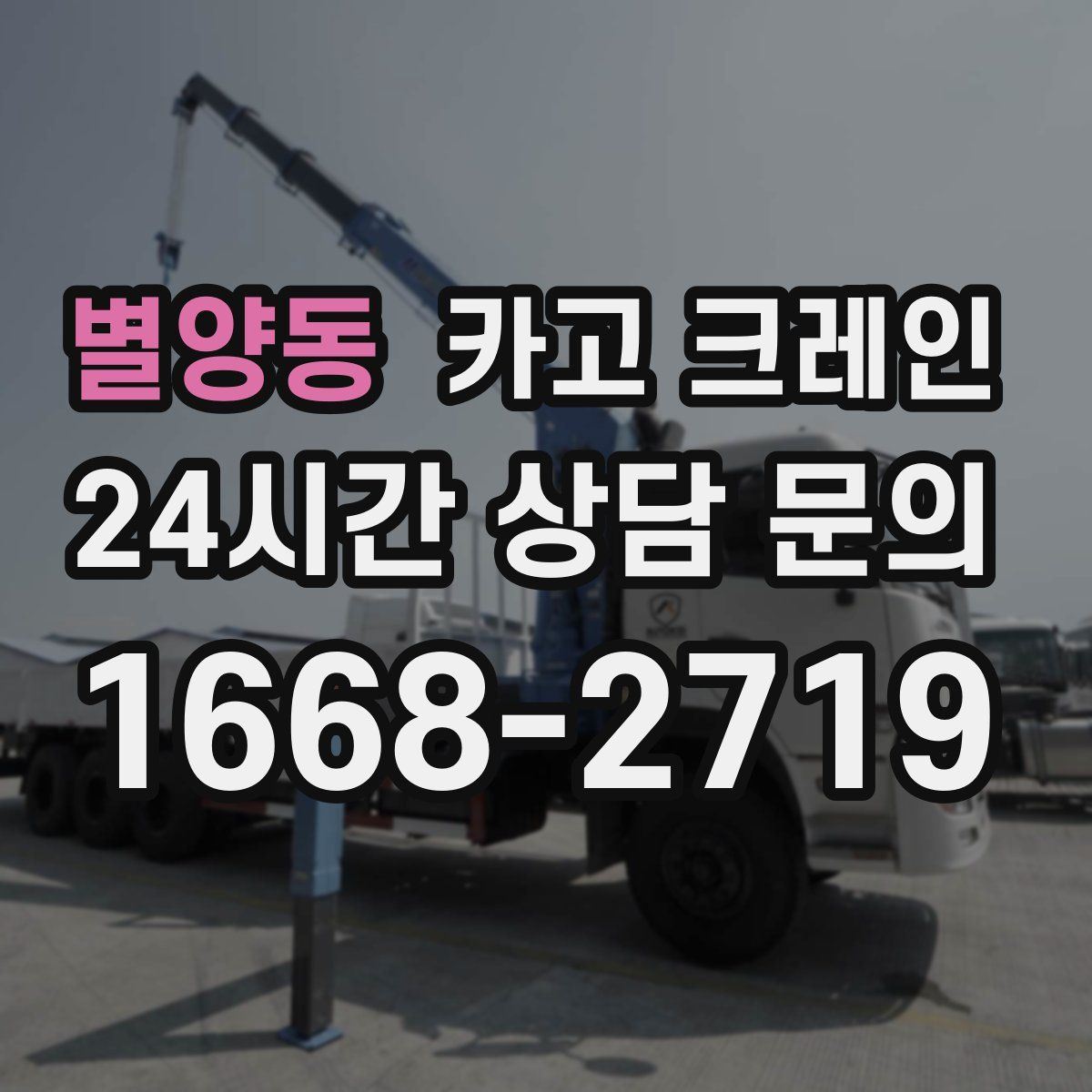 별양동 카고 크레인