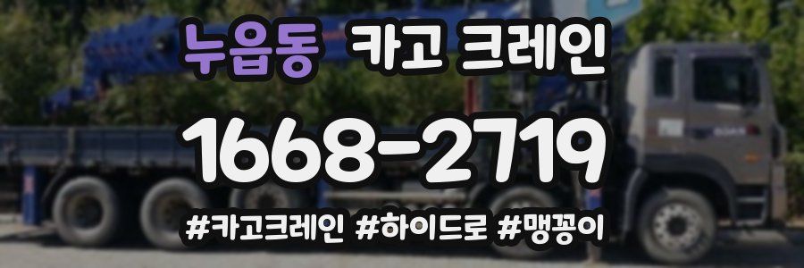 누읍동 크레인 작업