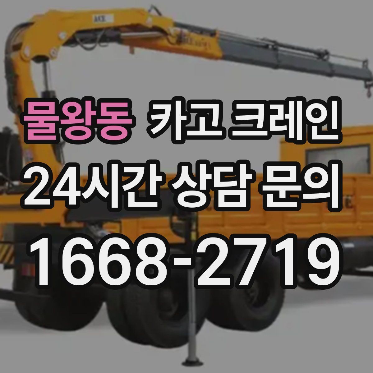 물왕동 카고 크레인 카고크레인과 하이드로 차이점