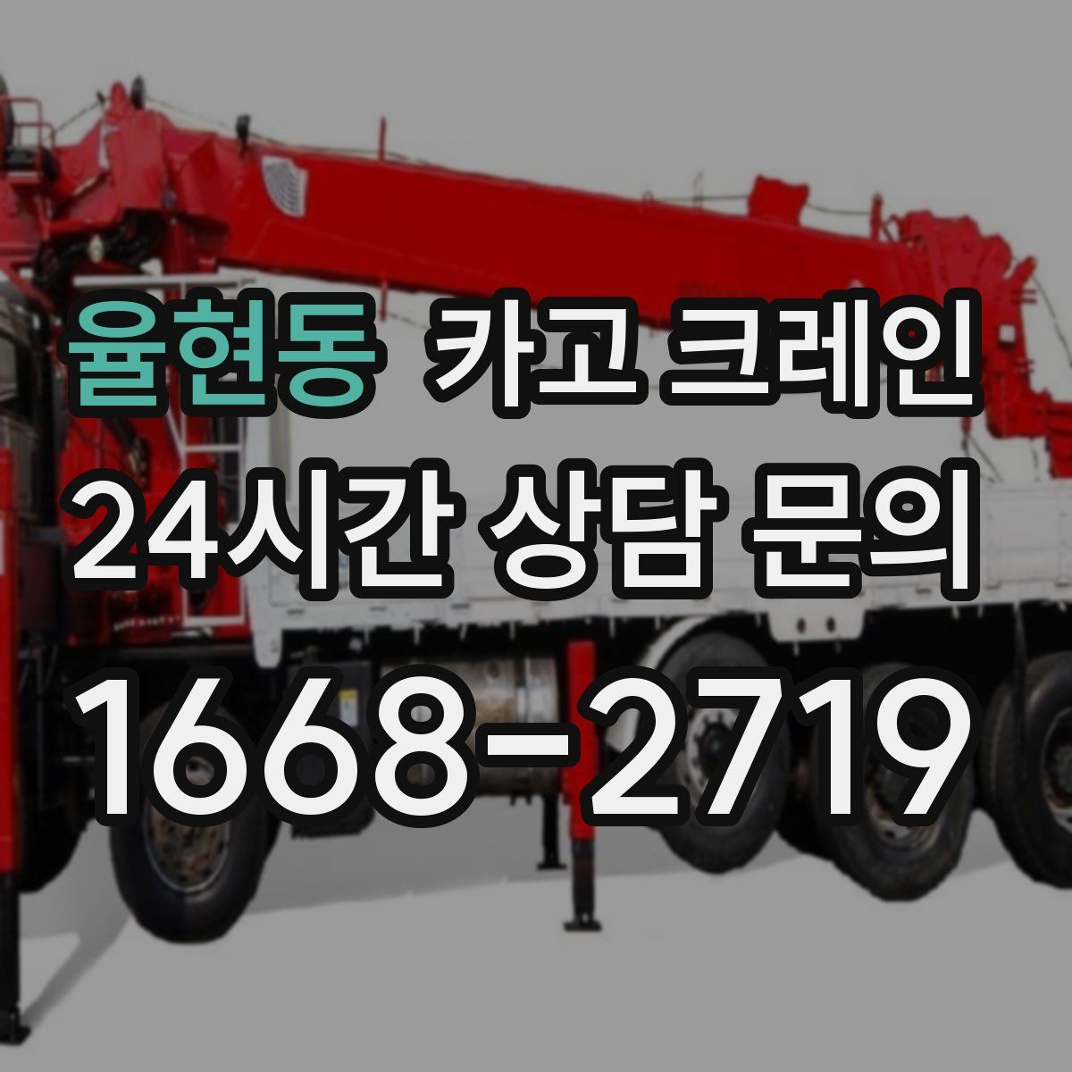 율현동 카고 크레인