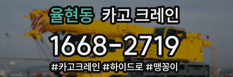 율현동 크레인 작업