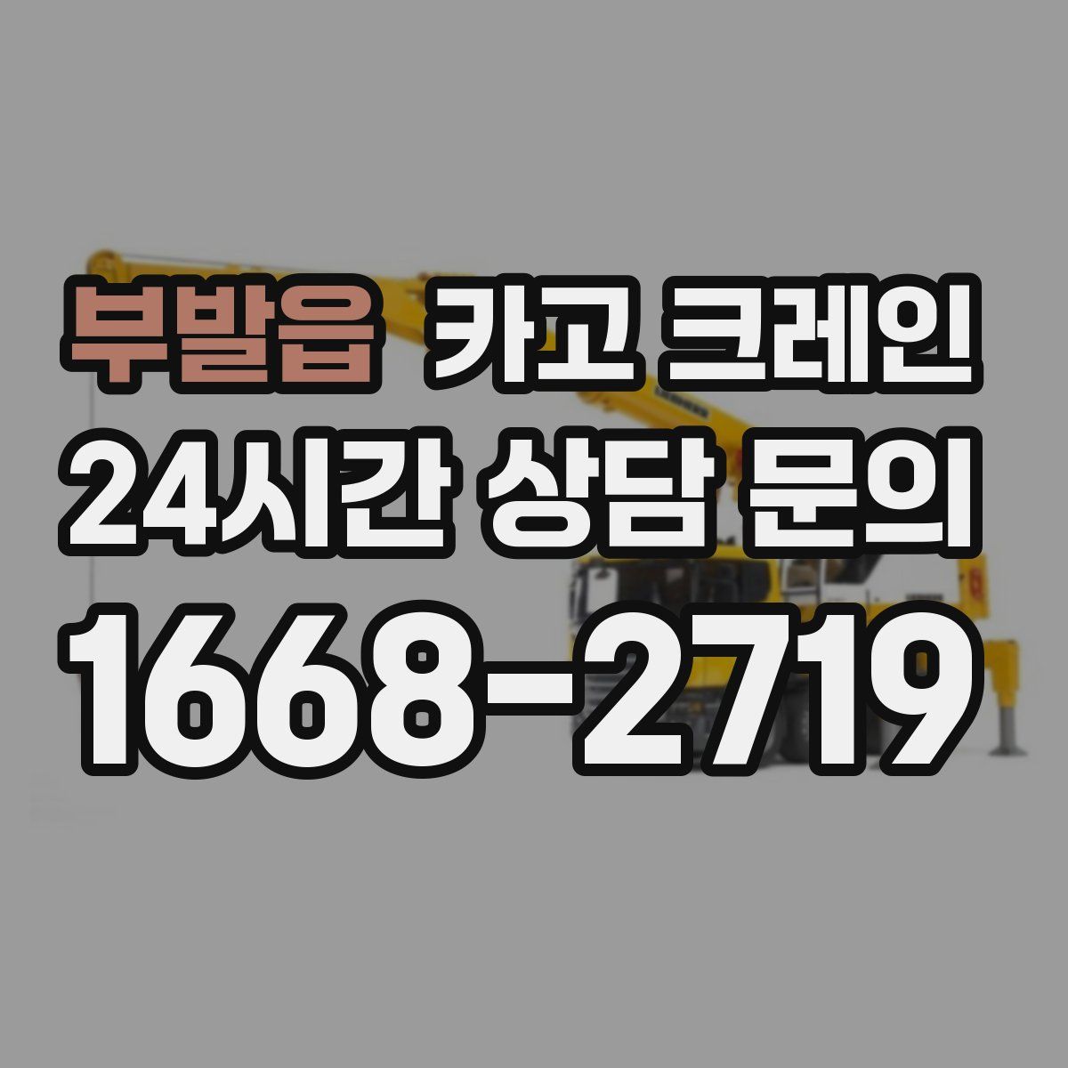 부발읍 카고 크레인