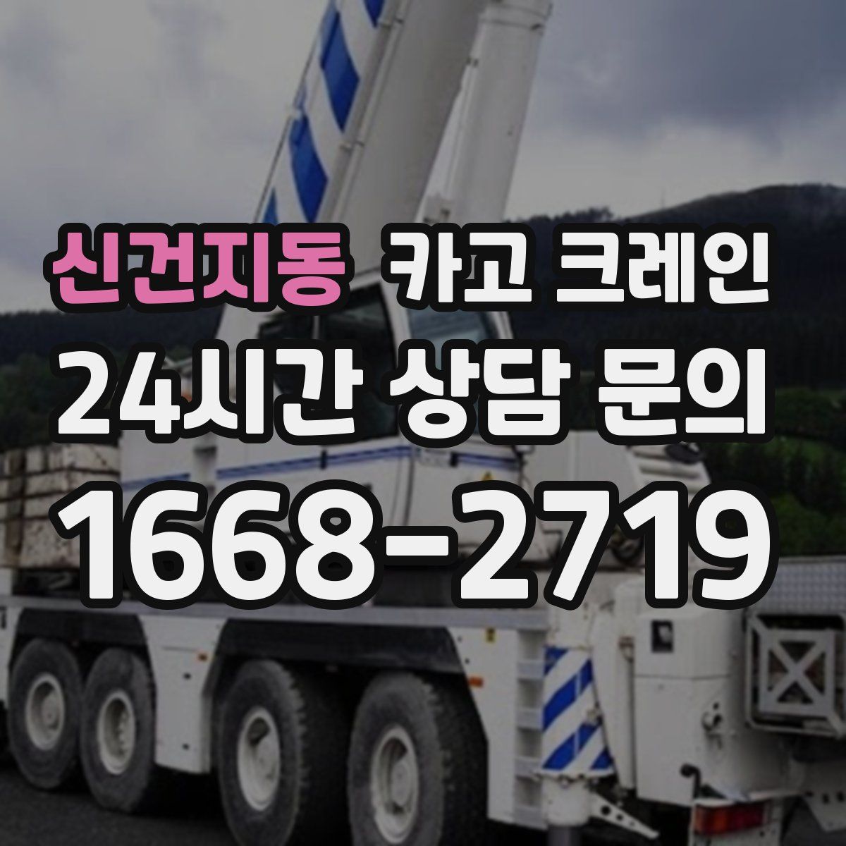 신건지동 카고 크레인