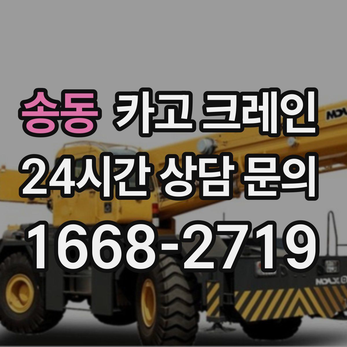 송동 카고 크레인