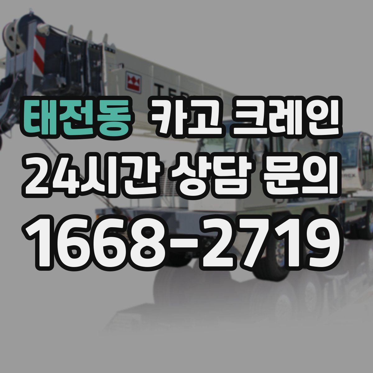 태전동 카고 크레인